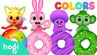 Yum Yum! Colorful Sweet Donuts 🍩 | Kids Kitchen｜Baby Songs｜Colors Songs | Pinkfong Hogi