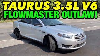 2018 Ford Taurus 3.5L V6 DUAL EXHAUST w/ FLOWMASTER OUTLAW!