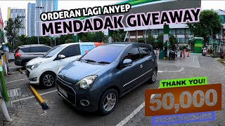 Orderan Lagi Anyep Nekat Bikin Giveaway Spesial 50 Ribu Subscriber • Bagi2 Rp 50.000 untuk 5 Orang