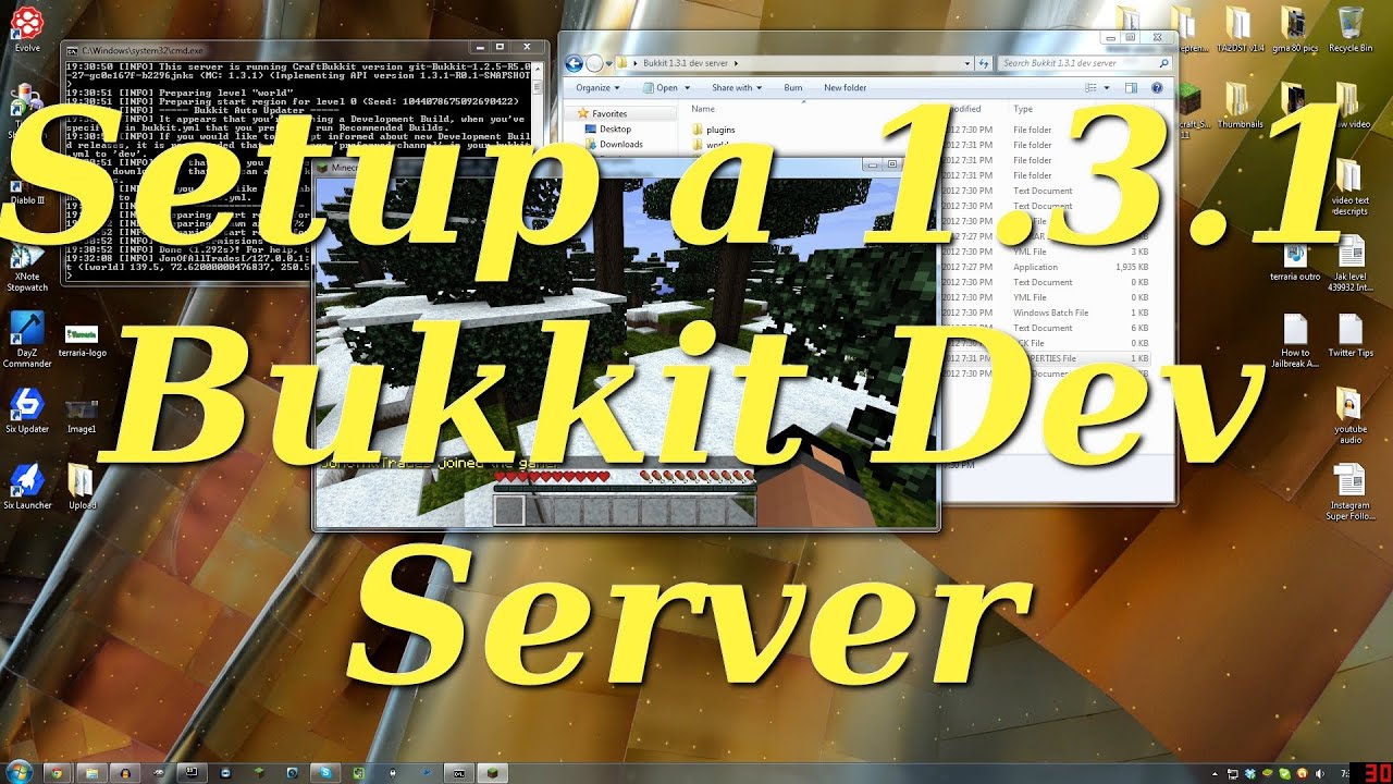 How To Setup Any Minecraft Bukkit Development Build Server - Currently ...