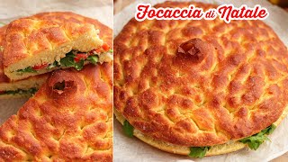 FOCACCIA di NATALE 🎄 di Nonna Vincenza | Sofficissima e Facile | Life\u0026Chiara