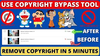 How to Remove Copyright from Movies, Cartoons & Serials with Copyright Bypass Tool in 5 Minutes 😲