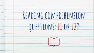 Unpacking (SLA) articles - Episode 12: Reading comprehension