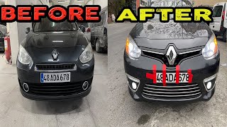 MUĞLADAN GELEN FLUENCE EXTREME EDİTİON ARACA YENİ KASA İCON TAMPON MERCEKLİ FAR UYGULAMALARI YAPILDI