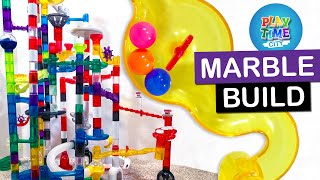 Our BIGGEST Marble Run Build Using Marble Genius Sets