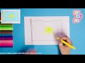 how to draw national flag of kazakhstan