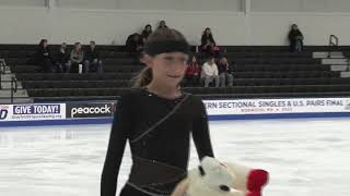 Maylin Vesce | Juvenile Girls Free Skate | 2025 Eastern Sectional Singles \u0026 US Pairs Final