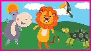 Learn 7 Animals Name for Kids, Toddlers and Babies in English | Educational Video | Kitsy TV