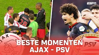 De BESTE MOMENTEN van Ajax - PSV in de Eredivisie 🔥⚔️