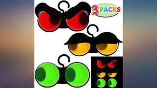 Joiedomi Halloween Flashing Peeping Eyes Lights (3 Pack); with Timer Function review