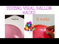 Testing viral tik tok BALLON HACKS in TAMIL #shorts #balloontricks #testingviralhacks #viralvideo