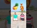 eating mango 🥭 rotti grapes 🍇 pineapple 🍍 fruits vs insect funny vfx video 😁