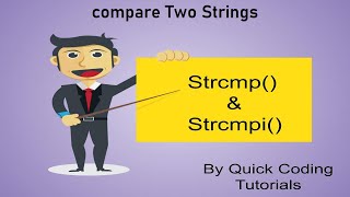 Easiest Way to Compare Two Strings (two methods) ||strcmp & strcmpi || OhMyCode !