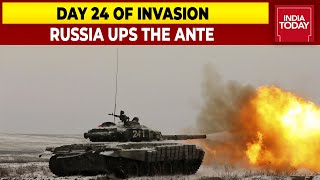 Ukraine Faces Putin's Wrath: Russia Still Wrestling To Capture Kyiv | Day 24 Of Invasion