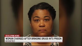 Elmore County woman charged after bringing drugs into Bessemer prison