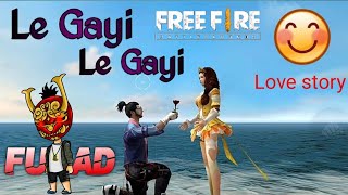 Le Gayi Le Gayi | Dil To Pagal Hai | Shah Rukh Khan | Free Fire Romantic Love Story 2020 | FuAd33