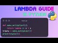 Python Lambda Functions | but easy...