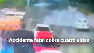 Conductor pierde el control de su auto y se lleva a varios peatones: cuatro perdieron la vida