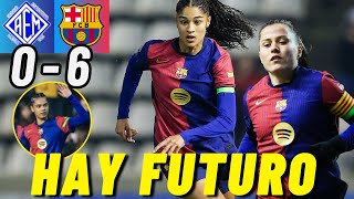 AEM LLEIDA 0 - 6 BARÇA 🔥 PAPEL BRILLANTE de las JUGADORAS del B y FINALISTAS de COPA CATALUNYA