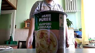 Szama Test - Konrr Puree ziemniaczane z klopsikami i cebulką