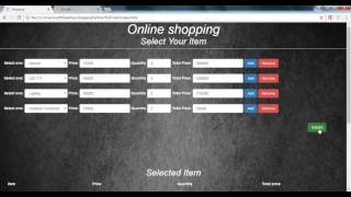 How to create Dynamically rows in Javascript