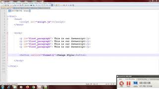 31. JAVASCRIPT TUTORIAL - Change element by tag name loop