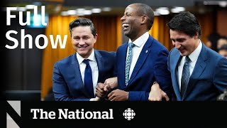 CBC News: The National | New House Speaker, Rail delays, AI debate