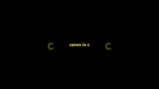 カノン canon in c 初級piano