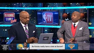 GameTime - Kenny Smith on Kevin Durant frustration with free Agency questions | February 7, 2019