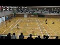 2019 ソフトテニス日本リーグ入替戦　男子第６対戦２　京都市役所（河村）vsアキム（高橋）