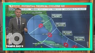 Tropical Storm Fred likely to form in Atlantic Tue., FL in cone of uncertainty | 5 am update Aug. 10