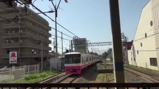 新京成８９００形新塗装　松戸行き　鎌ヶ谷大仏駅発車