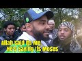 Speakers Corner/Scraps Gives Us Weird Teachings About Islam, Moses Was In The Burning Bush - ft Jude