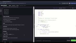 Hackerrank Problem: Insertion Sort Part 2