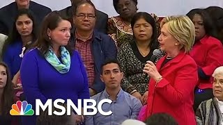 Hillary Clinton Emotional With Sandy Hook Mother | MSNBC