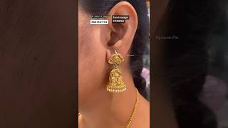 Lightweight jumka earrings #earrings #jumkas #viral #jewellery #music #song #buttalu #gold #earring