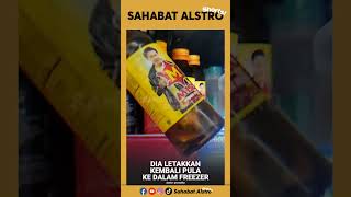 Pria gak punya malu, habis minum di minimarket malah gak mau bayar