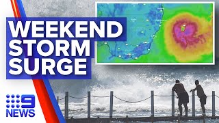 NSW, QLD: Cyclone Uesi brings intense storm surge | Nine News Australia