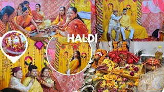 Kumaoni Haldi function ✨️❤️ #haldi #wedding #pahadi #uttarakhand #youtube #vlog #weddingvideo