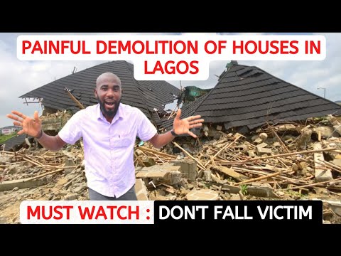 Must Watch: See Why This Houses In Lagos Were Demolished || Don’t Fall ...