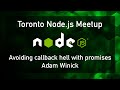 Avoiding callback hell with promises