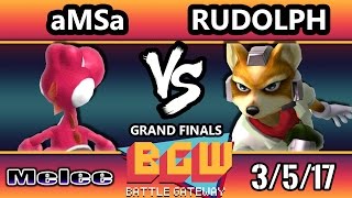 BGW15 SSBM - VGBC | aMSa (Yoshi)  Vs. Rudolph (Fox) Smash Melee GF