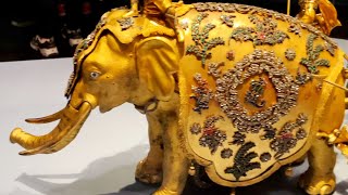 Large gilt bronze elephant clock故宫博物院藏·铜镀金象拉战车乐钟