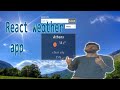 React weather app