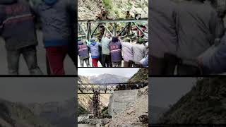 Uttarakhand: Reconstruction of Dhauli Ganga river bridge near Indo-China border underway
