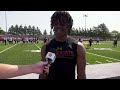 Ferris State Football Preseason Camp Seventh Practice - Jacarvis Alexandre Interview