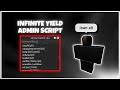 *OP* Infinite Yield Admin Script!🤯 Working Scripts For Roblox | APRIL 2025 | Delta, Fluxus, Arceus x