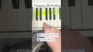How to play Happy Birthday on piano