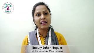 GNRC Swasthya Mitra | Ms Beauty Jahan Begum