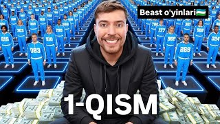 Mrbeast o'yinlari 1-qism. @MrBeast